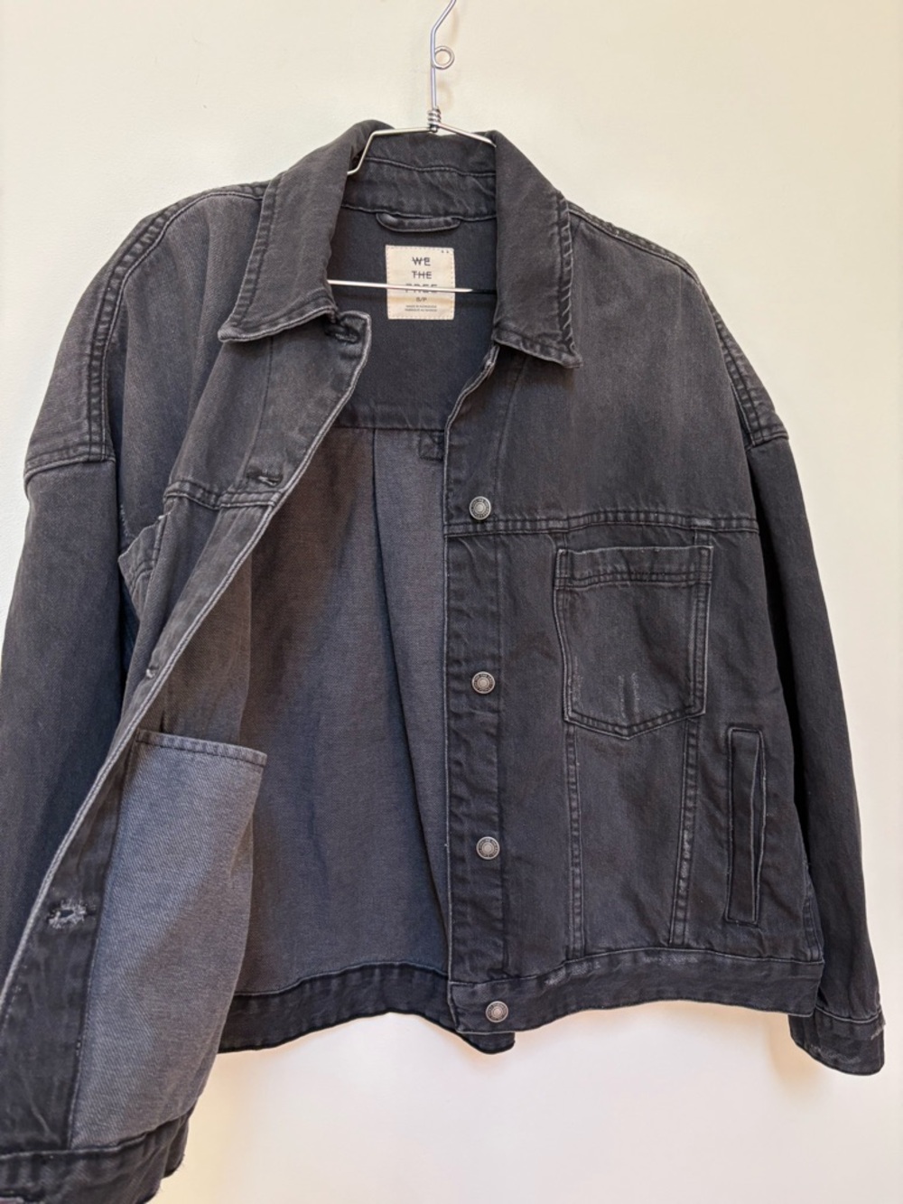 NWOT Free People We The Free Opal Swing Denim Jacket Size Small - Picture 16 of 16